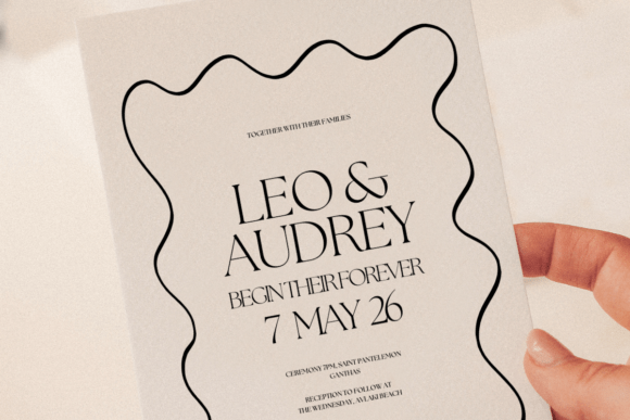 Minimalist Wedding Invitation