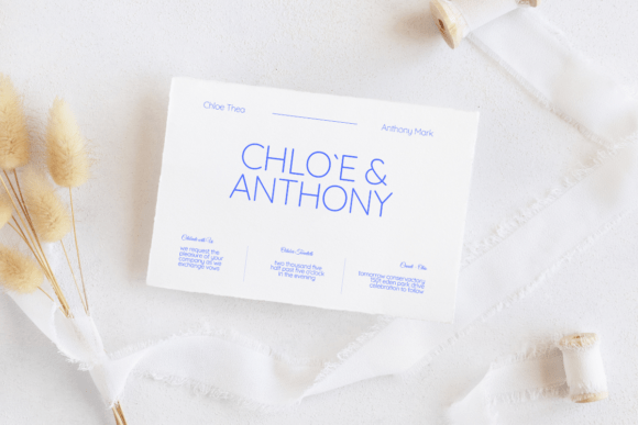 Minimalist Wedding Invitation
