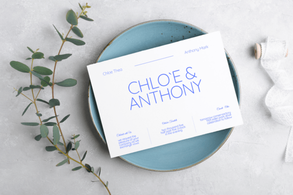 Minimalist Wedding Invitation