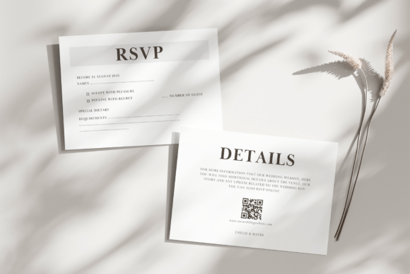 Minimalist Wedding Invitations