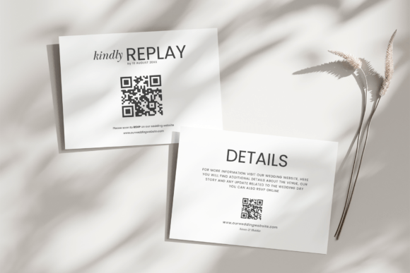 Minimalist Wedding Invitation