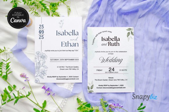 Minimalist Wedding Invitation