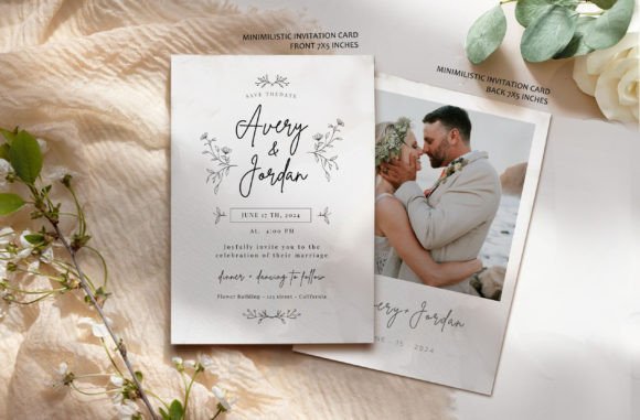 Minimalist Wedding Invitation