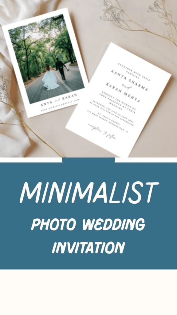 Minimalist Wedding Invitations
