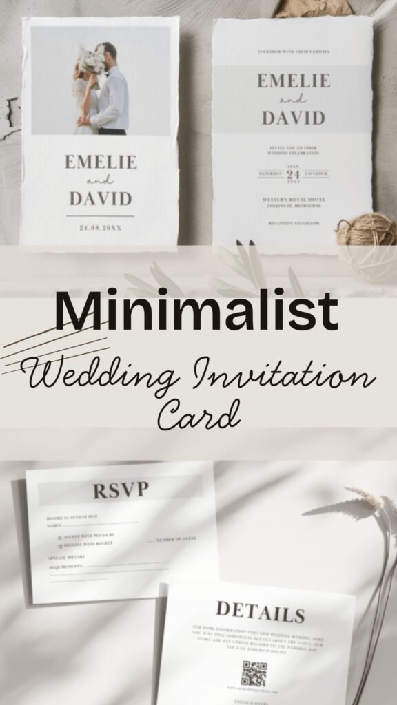 Minimalist Wedding Invitations