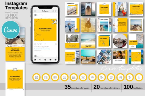 Instagram Travel Templates