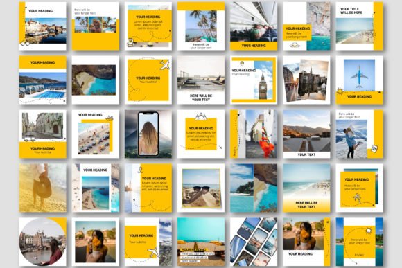 Instagram Travel Templates