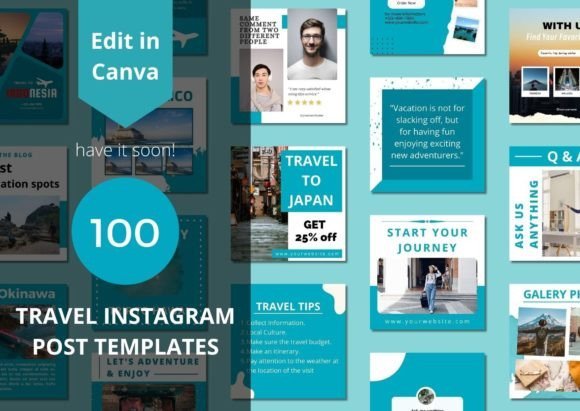 Instagram Travel Templates