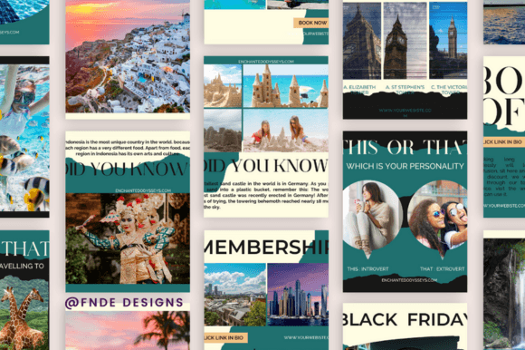 Instagram Travel Templates
