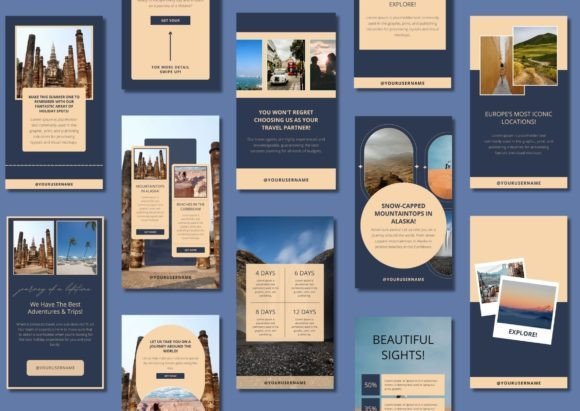 Instagram Travel Templates