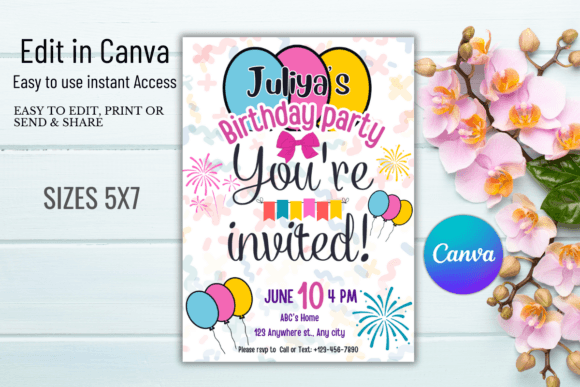 Personalized Birthday Invitation