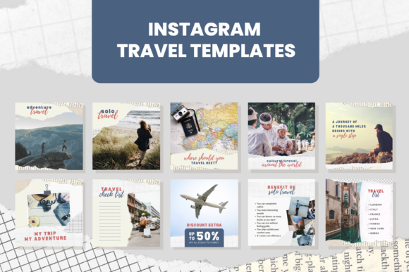 Instagram Travel Templates
