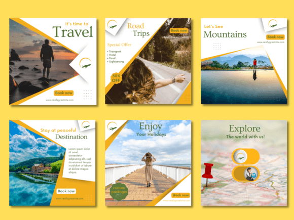 Instagram Travel Templates