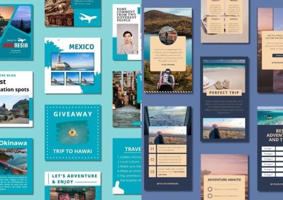 Instagram Travel Templates