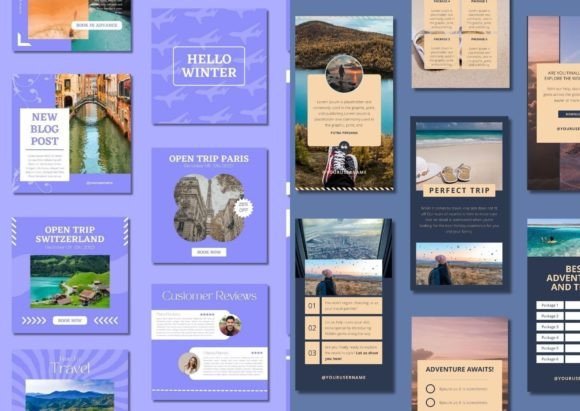 Instagram Travel Templates